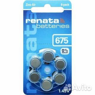 Батарея для слуховых аппаратов