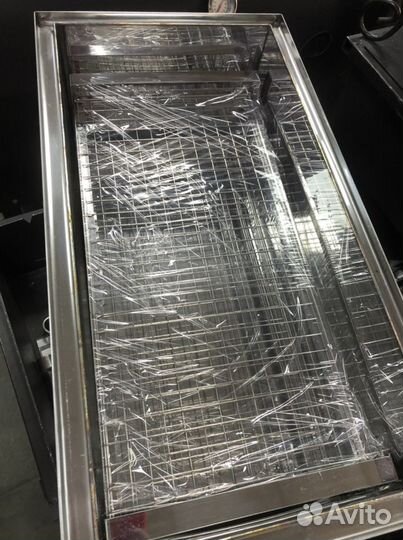 Коптильня нержавеющая сталь 1,2 мм. 250х500х250 с