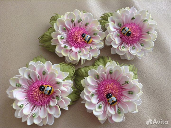 Заколочки из фоамирана