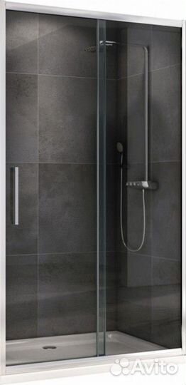 Душевая дверь Abber Schwarzer Diamant AG30130H 130 см