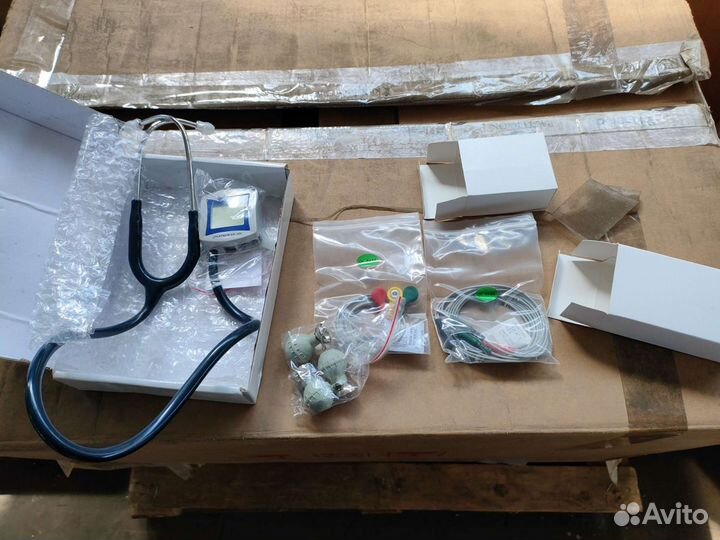 Экг аппарат портативный с фонендоскопом