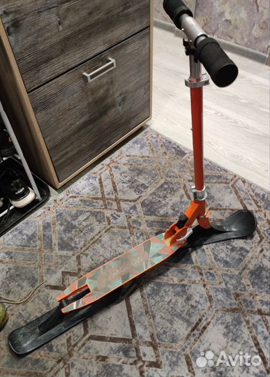 Самокат зимний