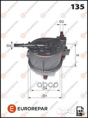 Фильтр топливный E148123 eurorepar