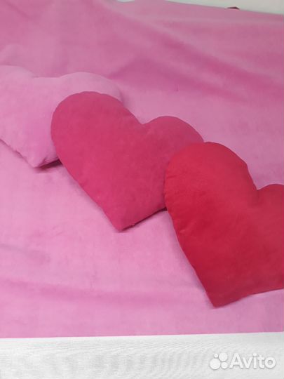Подушка сердце (флок)
