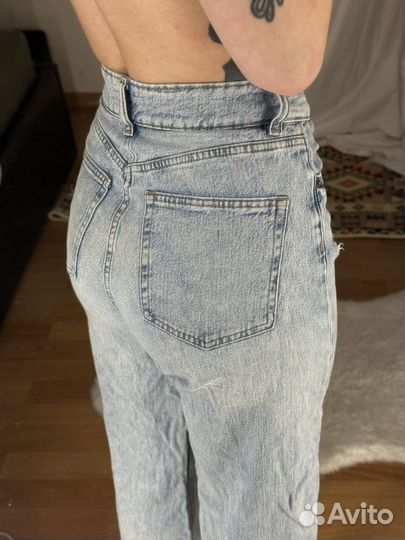 Джинсы женские прямые h&m