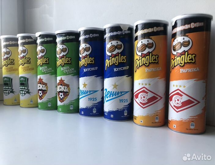 Чипсы Pringles с эмблемами футбольных клубов