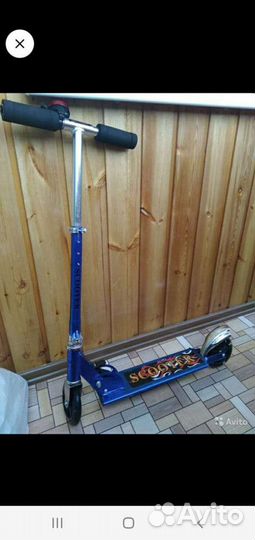 Самокат светящиеся колëса