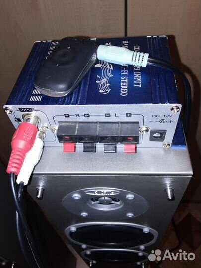 Колонки 1м с Bluetooth и усилителем 12в