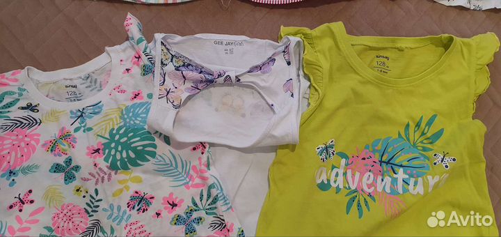 Вещи пакетом на девочку 122 128