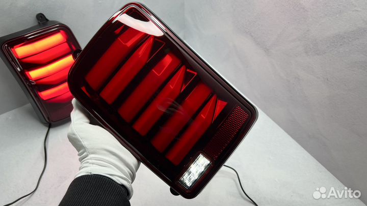 Задние фонари Нива в стиле Mercedes E-class (RED)