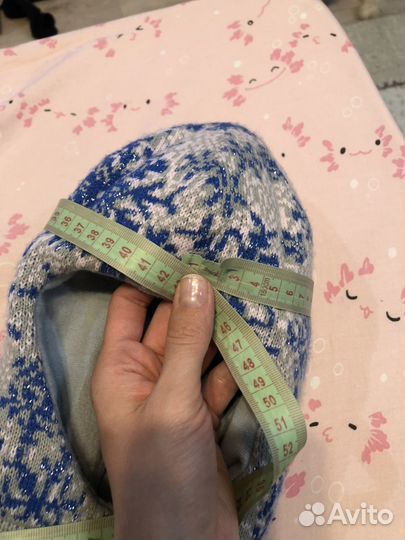 Шапка шлем для девочки зимняя новая