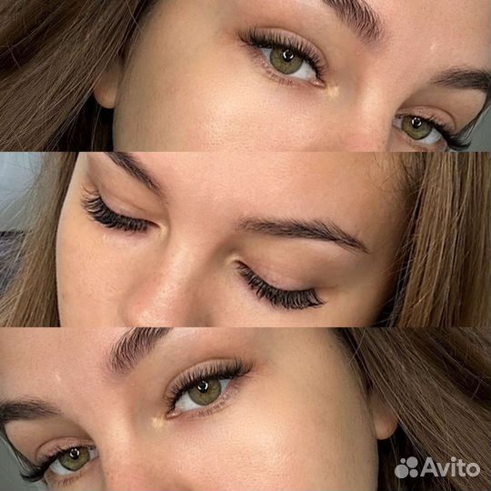 Наращивание ресниц, модель