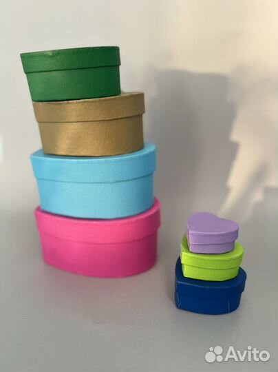 Коробки матрешка в виде сердца