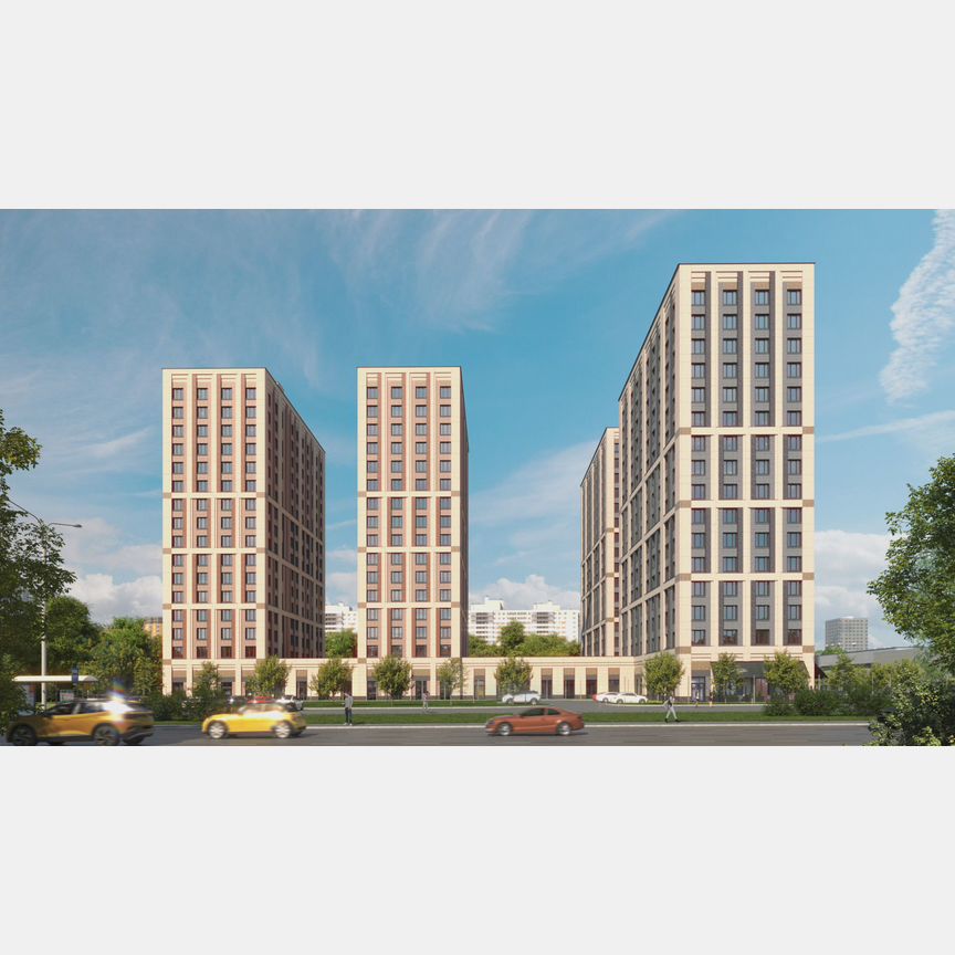 Апартаменты-студия, 20,6 м², 3/16 эт.
