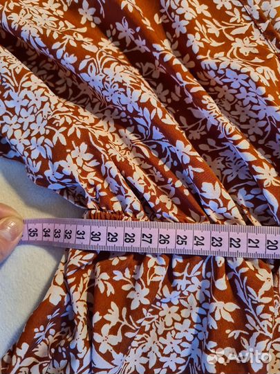 44 Летнее платье на запах Boohoo