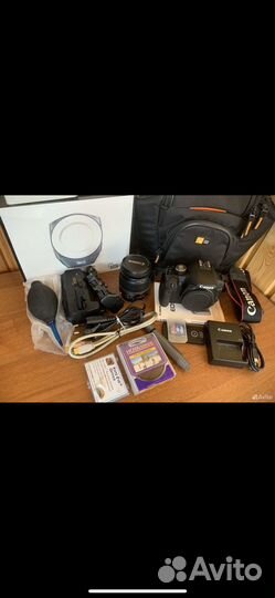 Зеркальный фотоаппарат canon 500D + обьектив canon