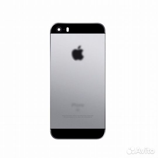 Крышка (корпус) iPhone SE (серая) новая