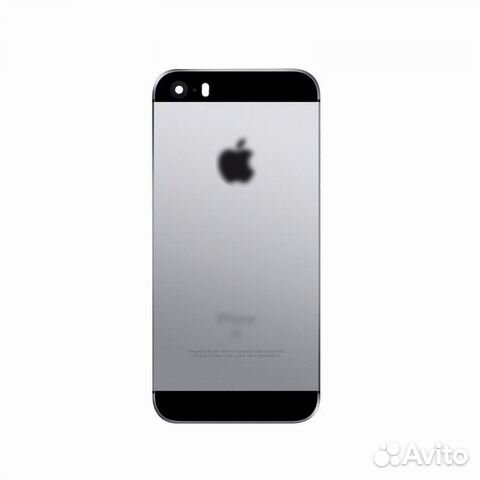 Крышка (корпус) iPhone SE (серая) новая