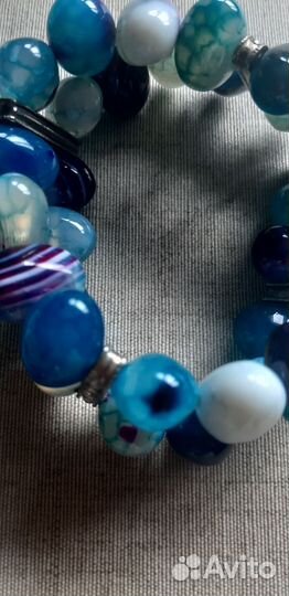 Бусы и Браслет агат 