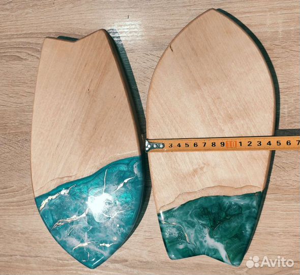 Доска разделочная с эпоксидной смолой