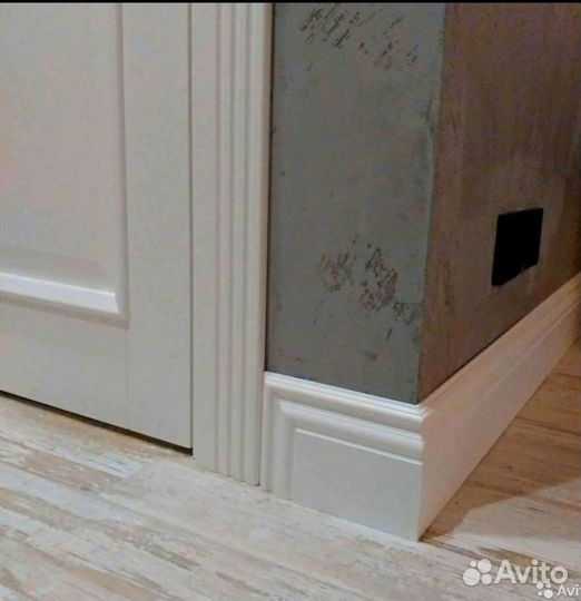 Установка плинтуса мдф Дюрополимер пвх