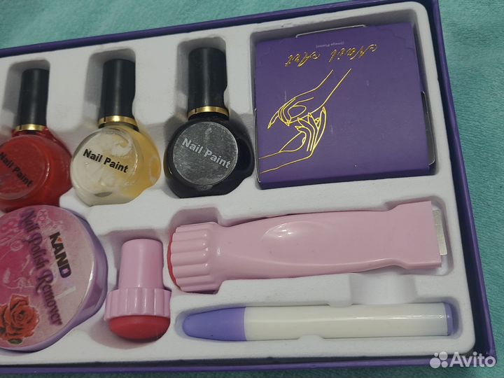 Набор для маникюра, стемпинга