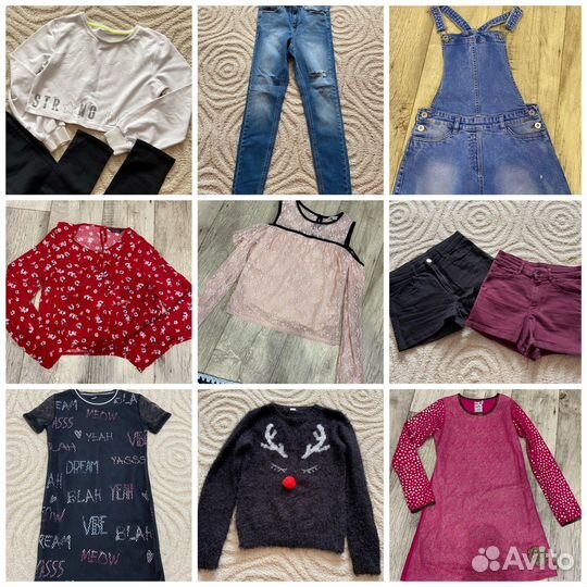 Пакет вещей на девочку рост 152-158