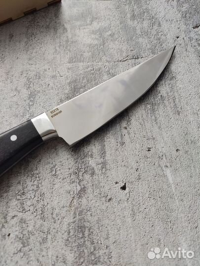 Нож кухонный малый из кованой стали 95х18
