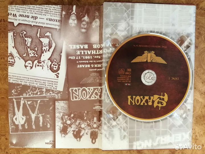Двд диски Saxon