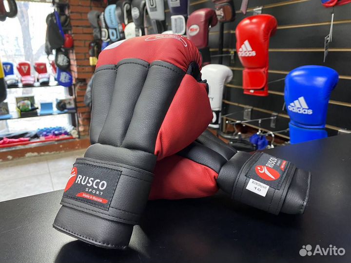 Перчатки rusco sport для рукопашного боя Red