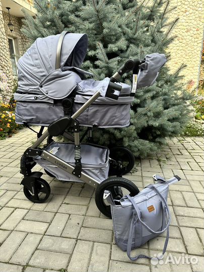 Коляска luxmom 555 3 в 1