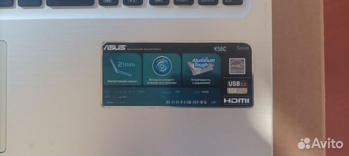 Продам ноутбук Asus k56c