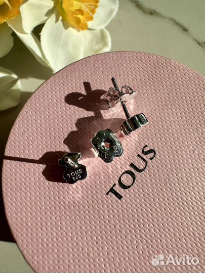 Серьги Tous серебро