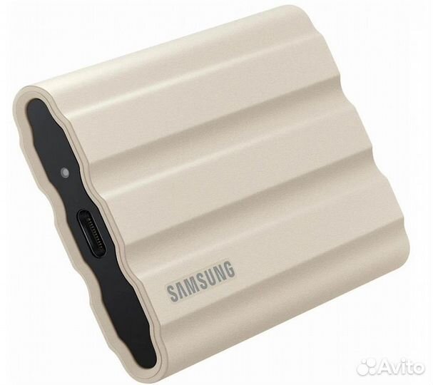 Внешний SSD Samsung T7 Shield 1Tb, бежевый (MU-PE1