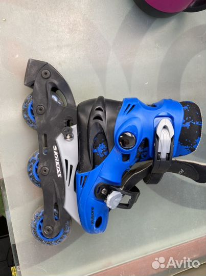 Роликовые коньки раздвижные26/29