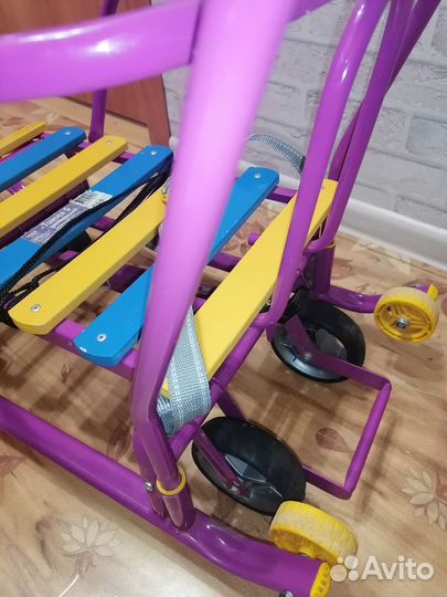 Санки с колесами