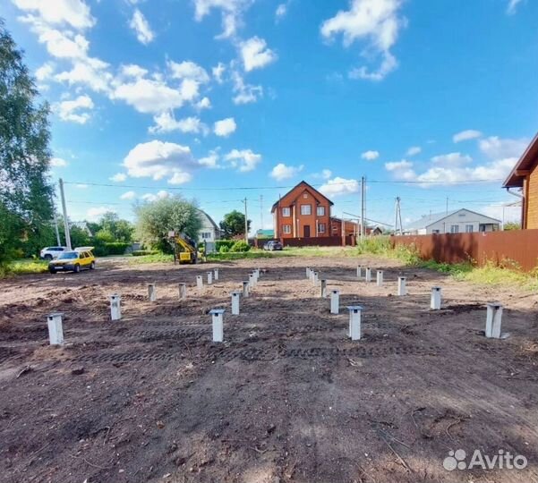 Фундамент из жб свай под ключ