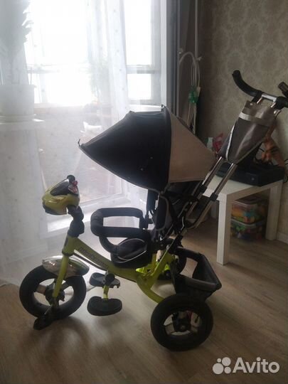 Детский велосипед с ручкой бу