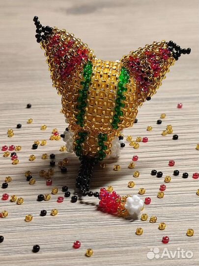 Амигуруми из бисера/зверëк из бисера