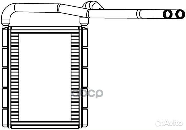 Радиатор отопителя Lifan X50 (15) 1.5i (LRh 3021)