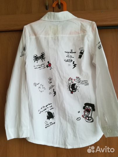 Рубашка для мальчика, новая, р. 150
