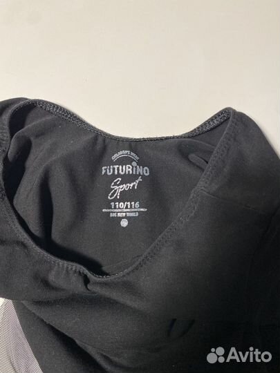 Купальник для гимнастики 110 116 черный