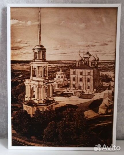 Выжигание портретов по дереву