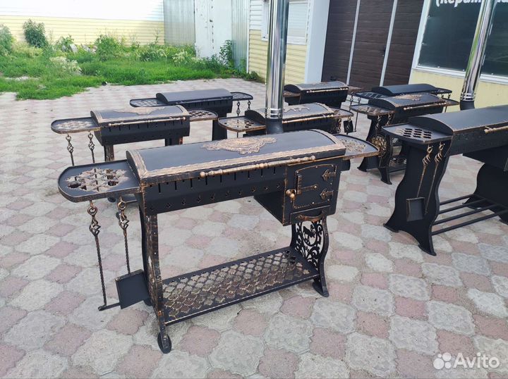 Мангалы с декором