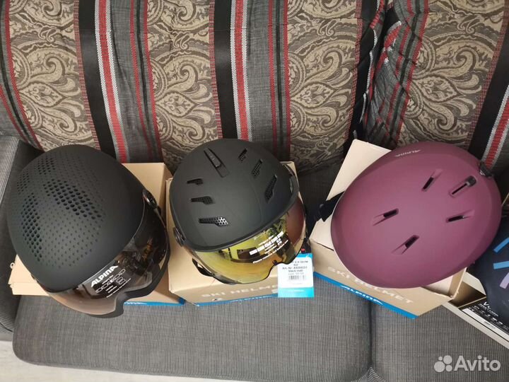 Шлем с визором Alpina Jump 2.0 qvmm Arber Visor
