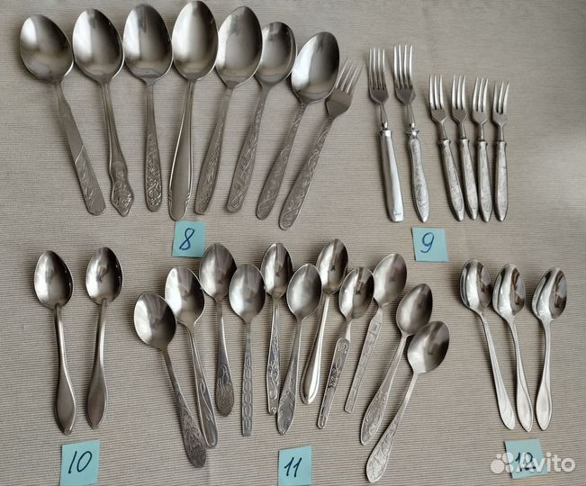 Ложки Вилки нержавейка СССР