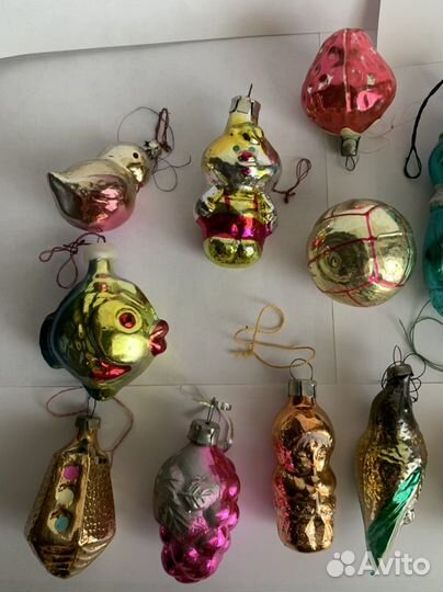 Елочные игрушки СССР крокодил гена