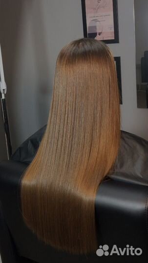 Кератиновое выпрямление