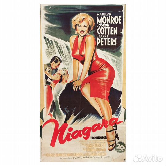 Киноплакат Ниагара Niagara Монро