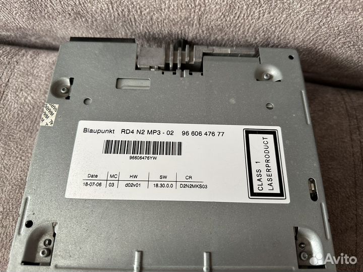 Штатная магнитола peugeot 407